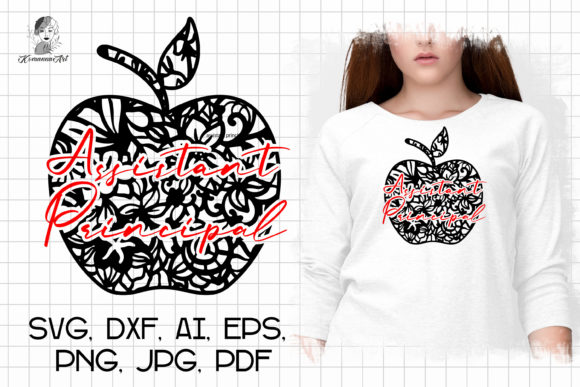 Assistant Principal SVG Mandala Apple Review