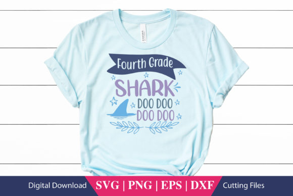 Fourth Grade Shark School SVG File Review