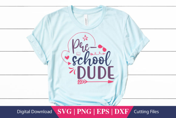 Pre-school Dude School SVG File Review