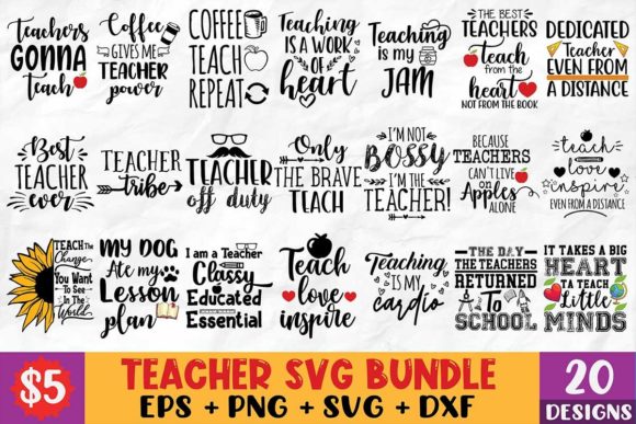 Teacher SVG Bundle: Design Review for Real Embroidery Projects