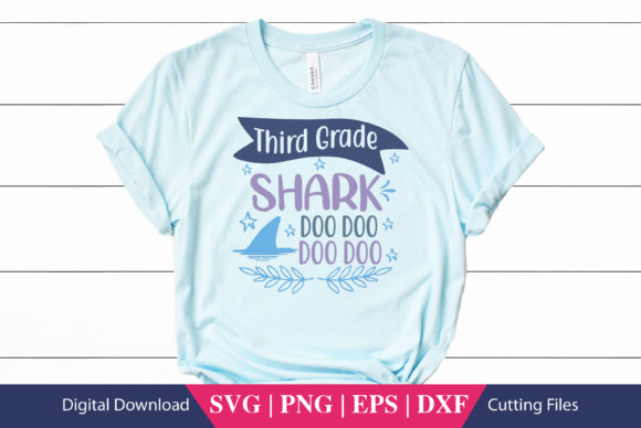 Third Grade Shark School SVG File Review